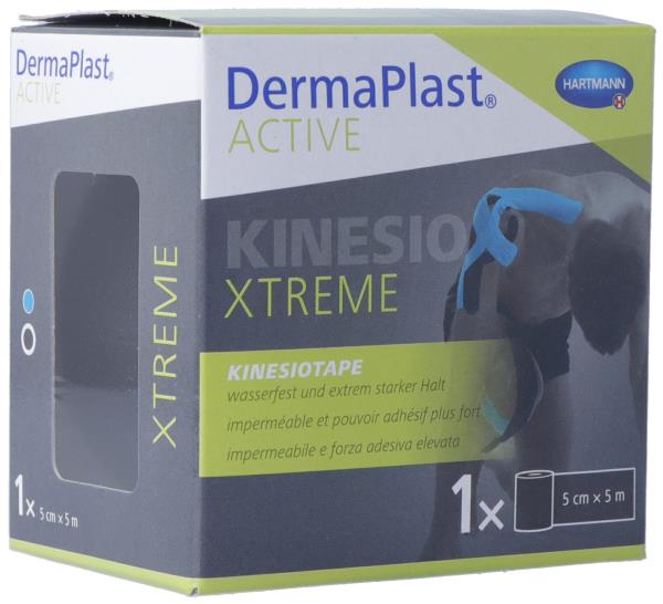 DERMAPLAST Active Kinesiotape Xtreme 5cmx5m schwa