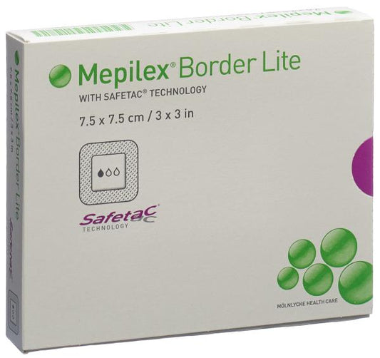 MEPILEX Border Flex Lite 7.5x7.5cm 5 Stk