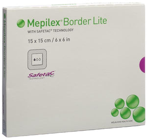 MEPILEX Border Lite Silikonsch 15x15cm 5 Stk