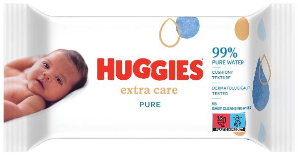 HUGGIES Baby Feuchttücher Pure Ext Care 56 Stk