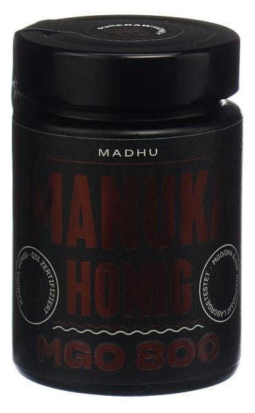 MADHU HONEY Manuka Honig MGO800 Glas 250 g
