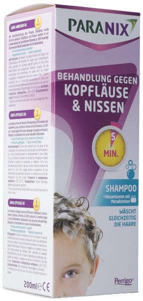 PARANIX Shampoo 5 Minuten + Kamm 200 ml