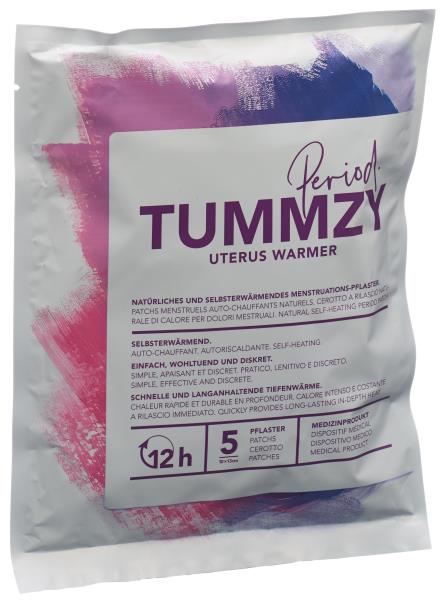 TUMMZY Mens Pflaster 10x13cm selbstwÃ¤rm nat 5 Stk