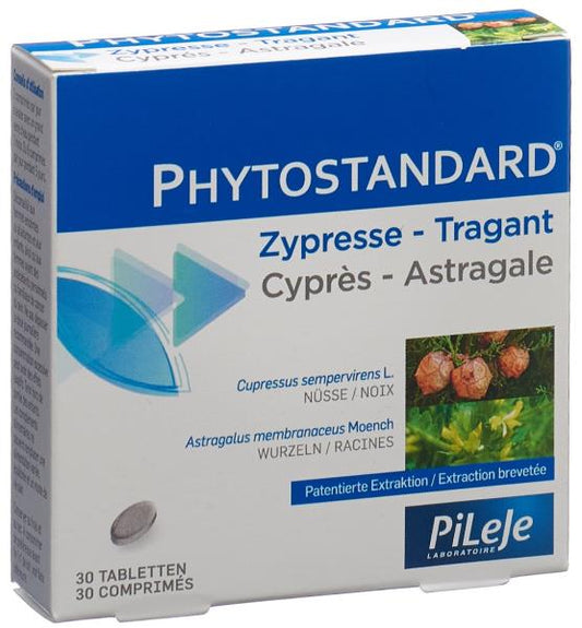 PHYTOSTANDARD Zypresse - Tragant Tabl Blist 30 Stk