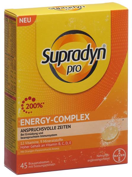 SUPRADYN pro energy-complex Brausetabl 45 Stk
