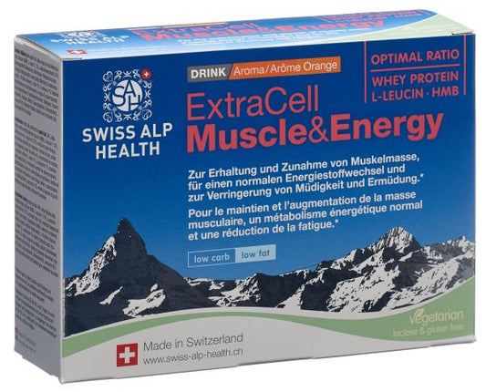 EXTRA CELL Muscle&Energy Drink Orange 10 x 21.4 g
