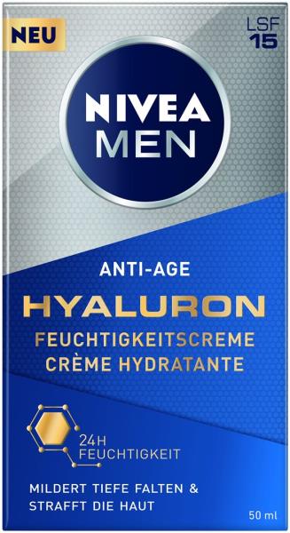 NIVEA Men Anti-Age Hyalur Feuchtig Cr 50 ml