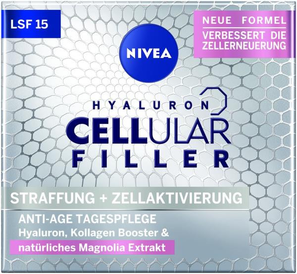 NIVEA Hyaluron Cell Filler Tagespfleg LSF 15 50 ml