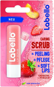 LABELLO Caring Lip Scrub Strawberry Peach 5.5 ml
