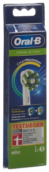 ORAL-B Aufsteckbürsten Cross Action CleanMax 3 Stk