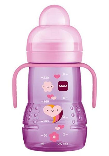MAM Trainer Flasche mit Griff 220ml 4+m Girl