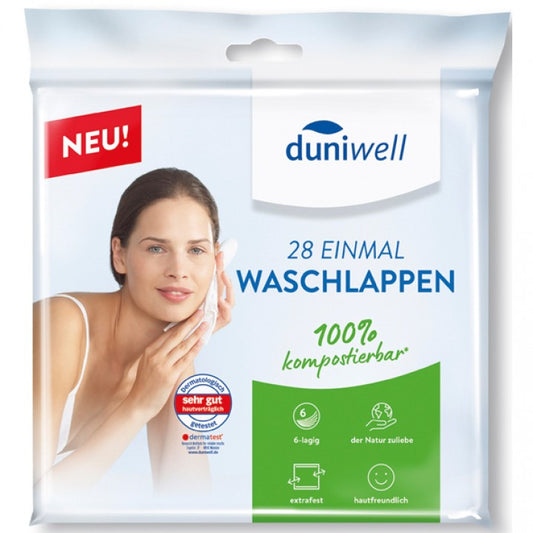 DUNIWELL Einmal Waschlappen 28 Stk