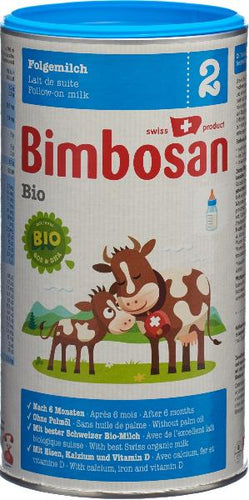 BIMBOSAN Bio 2 Folgemilch Dose 400 g