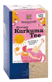 DrogerieMarkt24 - DrogerieMarkt24 SONNENTOR Blumiger Kurkuma Tee Btl. à 18 - Burgerstein