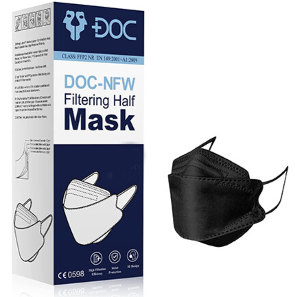 DOC FFP2 Masken DOC-NFW EU-zertifiziert SCHWARZ - 30 Stk.