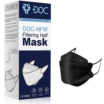 PANDEMIE FFP2 Masken DOC-NFW EU-zertifiziert SCHWARZ - 30 Stk.