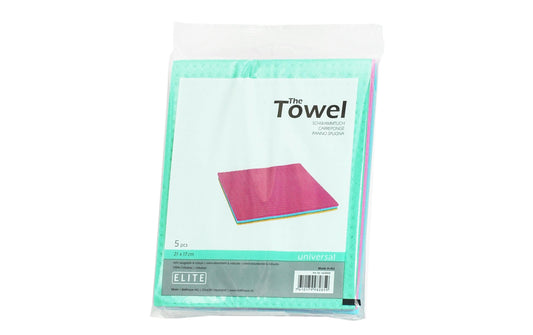 ELITE Schwammtuch 5 Stück, Assortiert