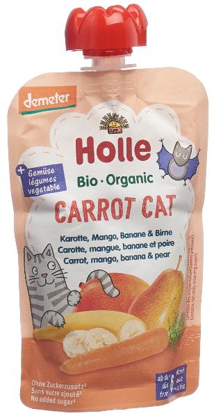 HOLLE Baby Carrot Cat Pouchy Karotte Mango Banane Birne 100 g