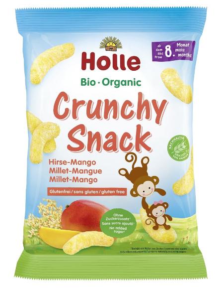 HOLLE Baby Bio-Crunchy Snack Hirse Mango (neu) 25 g
