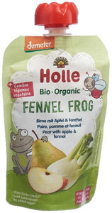 HOLLE Baby Fennel Frog Pouchy Birne Apfel Fenchel 100 g