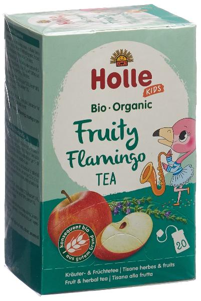 HOLLE Baby Fruity Flamingo Kräuter & Früchtetee Bio 20 x 1.8 g