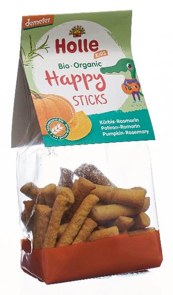 HOLLE Baby Happy Sticks Kürbis mit Rosmarin Btl 100 g
