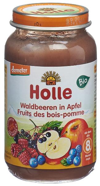 HOLLE Baby Waldbeeren in Apfel Bio 220 g