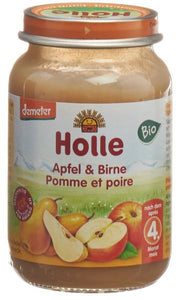 HOLLE Baby Apfel & Birne Bio 190 g