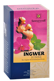 DrogerieMarkt24 - DrogerieMarkt24 SONNENTOR Ingwer Sonne Tee Btl. à 20 - Burgerstein