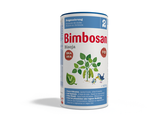 BIMBOSAN Bisoja 2 vegane Folgenahrung Ds 400 g