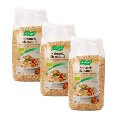 DrogerieMarkt24 - DrogerieMarkt24 A. VOGEL Naturreis Bio 3x 1000 g - Burgerstein