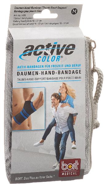 ACTIVECOLOR Daumen-Hand-Bandage schwarz