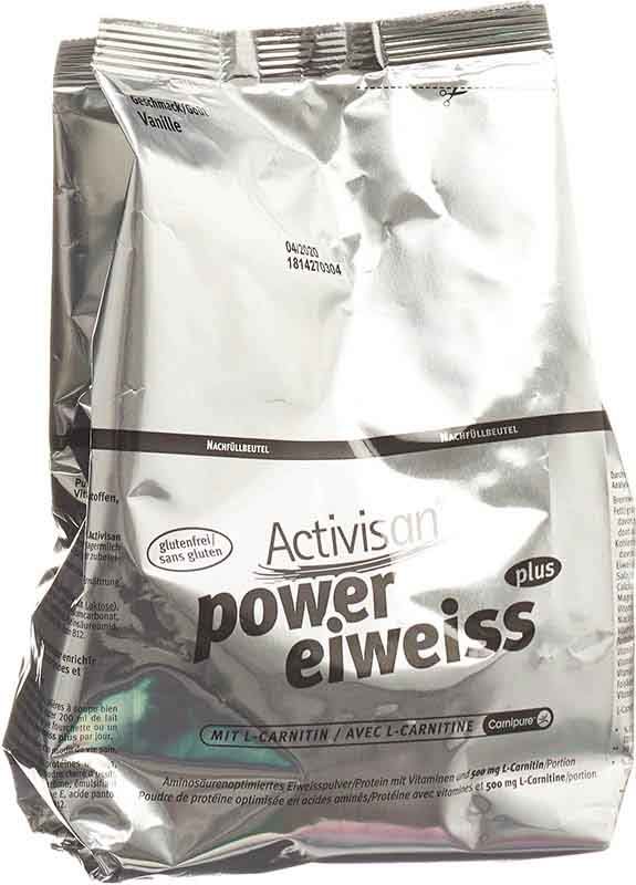 ACTIVISAN Power Eiweiss mit L-Carnitin Vanille (500 g)