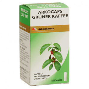 DrogerieMarkt24 - DrogerieMarkt24 ARKOCAPS Grüner Kaffee Kapseln 45 Stück - Burgerstein