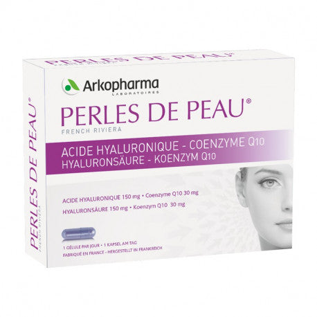 DrogerieMarkt24 - DrogerieMarkt24 ARKOPHARMA Perles de peau Hyaluronsäure + Q10 30 Kapseln - Burgerstein