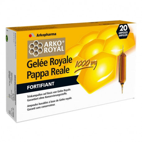 DrogerieMarkt24 - DrogerieMarkt24 ARKOROYAL Gelée Royale 1000 mg Trinkampullen 20 Stück - Burgerstein