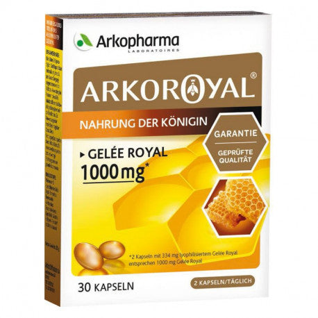 DrogerieMarkt24 - DrogerieMarkt24 ARKOROYAL Gelée Royale Kapseln 1000 mg 30 Stück - Burgerstein