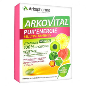 DrogerieMarkt24 - DrogerieMarkt24 ARKOVITAL Pur'Energie Vitamin+Mineral 30 Tabletten - Burgerstein