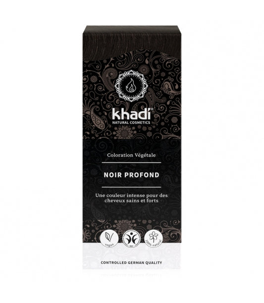 khadi | Pflanzenhaarfarbe Schwarz