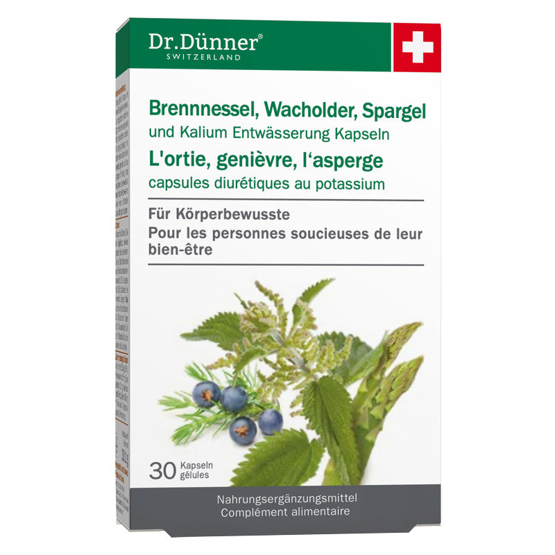 DR. DÜNNER Brennnessel Entwässerung Kapseln (30 Stk.)