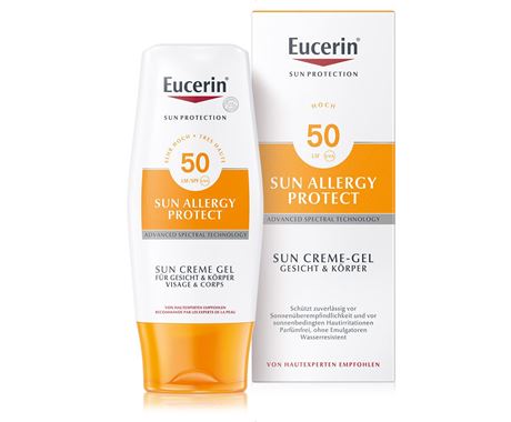 EUCERIN Sonnenpflege Creme-Gel LSF 50