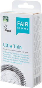 FAIRSQUARED Präservativ Ultra Thin Vegan (10 Stk.)