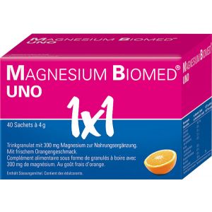 MAGNESIUM Biomed Uno Granulat 40 Beutel - DrogerieMarkt24