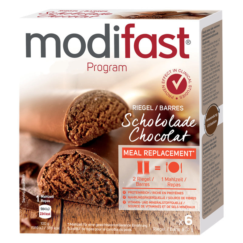 MODIFAST Programm Riegel Schokolade (6 x 31 g)