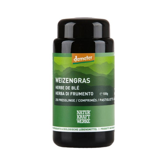 NATURKRAFTWERKE Gerstengras Pulver Demeter