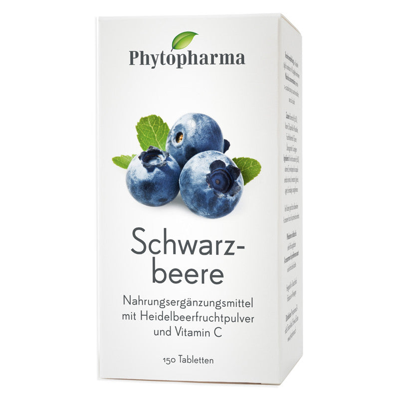 PHYTOPHARMA Schwarzbeere Tabletten (150 Stk.)