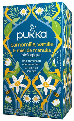 PUKKA Camomille, Vanille & Miel De Manuka Tee Bio Beutel (20 Stk.)