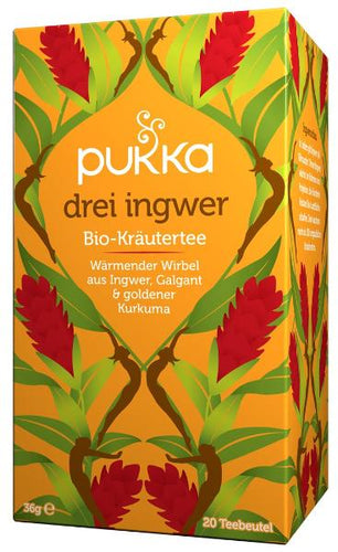 PUKKA Drei Ingwer Tee Bio Beutel (20 Stk.)