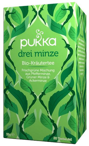 PUKKA Drei Minze Tee Bio Beutel (20 Stk.)