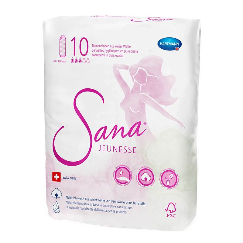 SANA JEUNESSE Binden Selbsthaftend (10 Stk.)